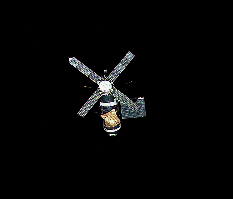 Illustration for article titled This Sketch Captured the Key Aspects of Skylab 2,460 Days Before it Launched